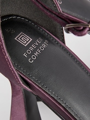 Plum Purple Forever Comfort® Point Toe Platform High Heel Shoes - Image 4 of 5