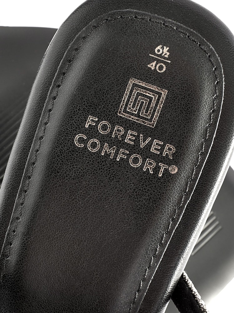 črna - Natikači z dvojnim paščkom Forever Comfort® - Slika 9 iz 9 črna - Natikači z dvojnim paščkom Forever Comfort® - Slika 9 iz 9