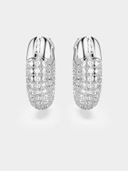 Swarovski Silver Plated Hoop Earrings - Image 3 of 10