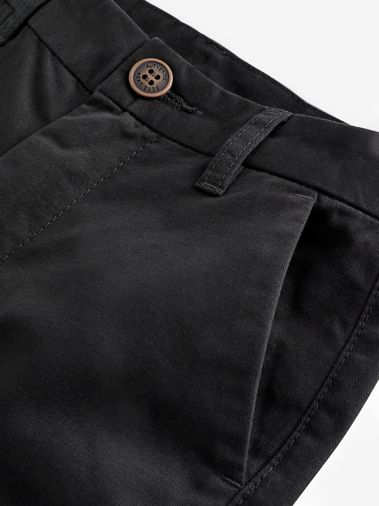 Black Chino Shorts (3-16yrs) - Image 3 of 3
