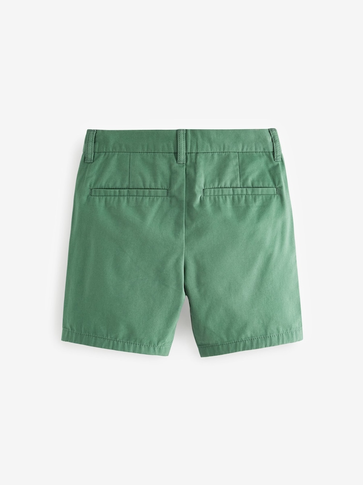Green 100% Cotton Chino Shorts (3-16yrs) - Image 2 of 3