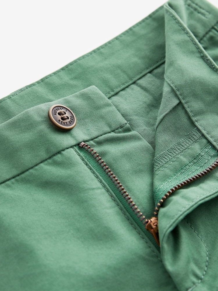 Green 100% Cotton Chino Shorts (3-16yrs) - Image 3 of 3