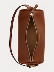 Lauren Ralph Lauren Brown Blake Barrel Leather Shoulder Bag - Image 4 of 4