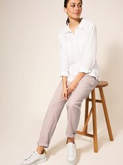 White Stuff Pink Twister Tea Dye Chinos - Изображение 3 из 4