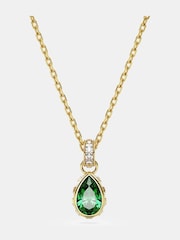 Swarovski Gold Stilla Crystal Pear-Cut Pendant Necklace - Image 1 of 5