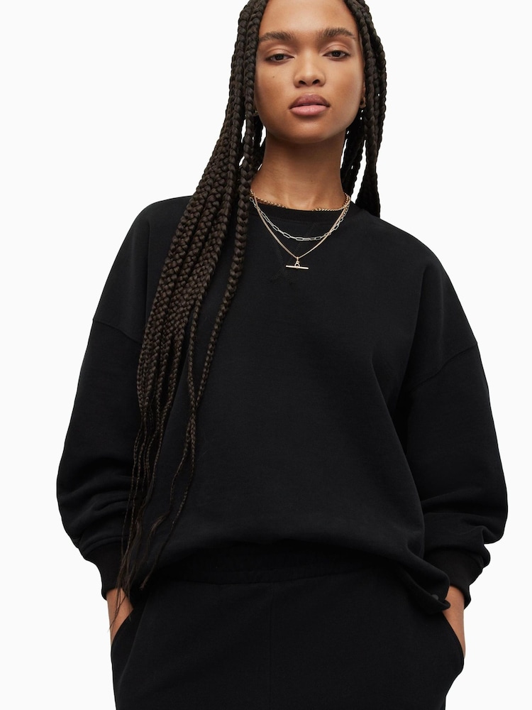 AllSaints – Queti – Sweatshirt aus 100 % Baumwolle - Bild 1 von 6