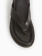 AllSaints Black Rio Sandals - Image 1 of 4
