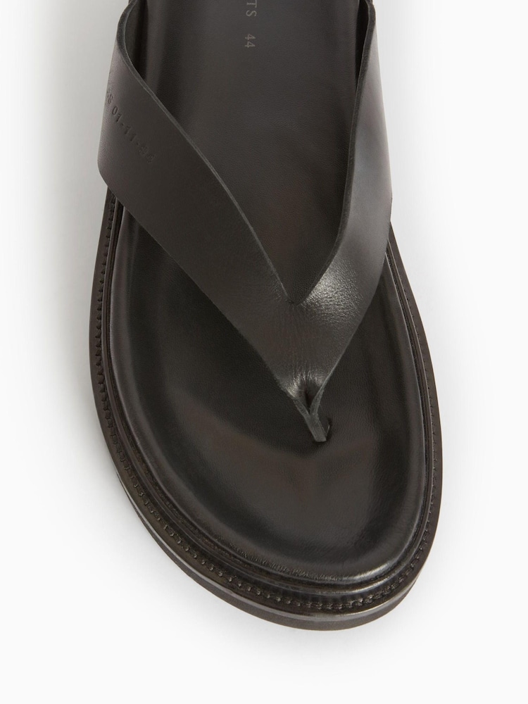 AllSaints Black Rio Sandals - Image 4 of 4