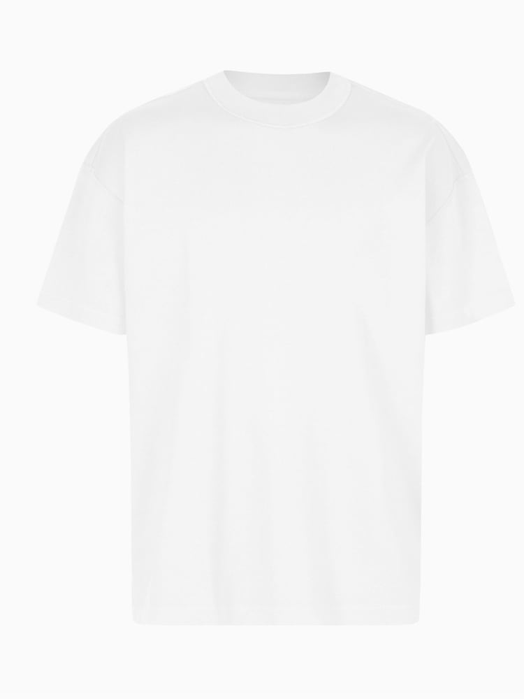 AllSaints White 100% Cotton Isac Short Sleeve Crew T-Shirt - Image 7 of 7