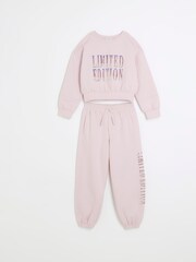 River Island Pink Girls Limited Edition Sequin Set - Image 1 of 4
