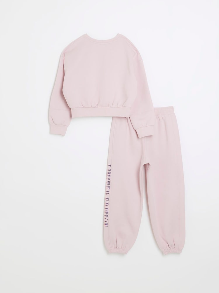 River Island Pink Girls Limited Edition Sequin Set - Image 2 of 4 River Island Pink Girls Limited Edition Sequin Set - Image 2 of 4