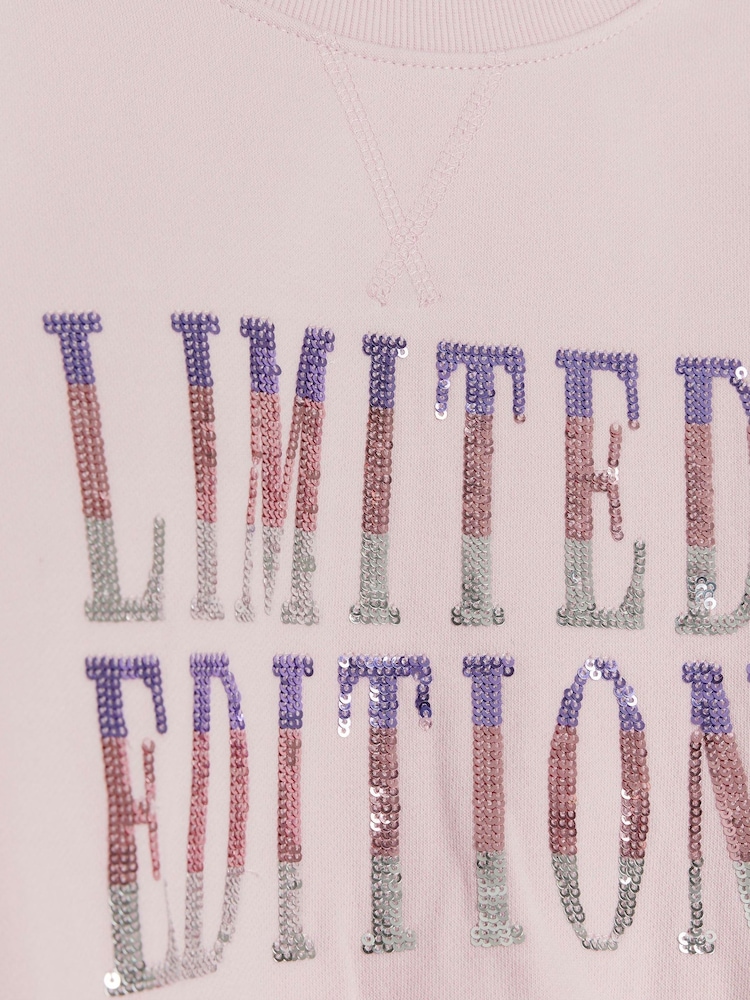 River Island Pink Girls Limited Edition Sequin Set - Image 4 of 4 River Island Pink Girls Limited Edition Sequin Set - Image 4 of 4