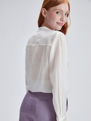 Calvin Klein Slim Purple Straight Trousers - Image 3 of 6