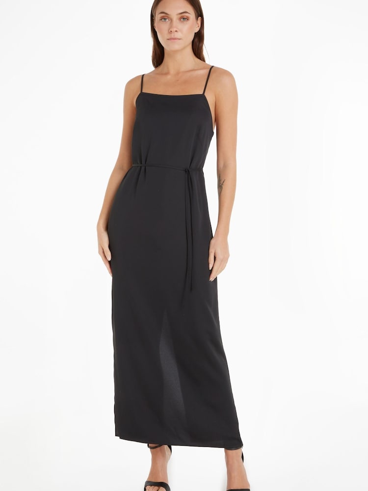 Calvin Klein Recycled Midi Slip Dress - Image 1 of 6