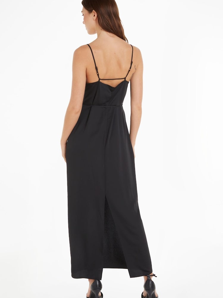 Calvin Klein Recycled Midi Slip Dress - Image 2 of 6