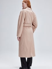 Calvin Klein Wool Wrap Natural Coat - Image 2 of 6
