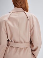 Calvin Klein Wool Wrap Natural Coat - Image 5 of 6