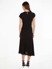 Calvin Klein Fit & Flare Black Dress - Image 2 of 6