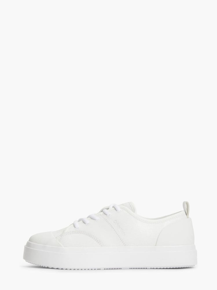Calvin Klein Low Top White Trainers - Image 2 of 6