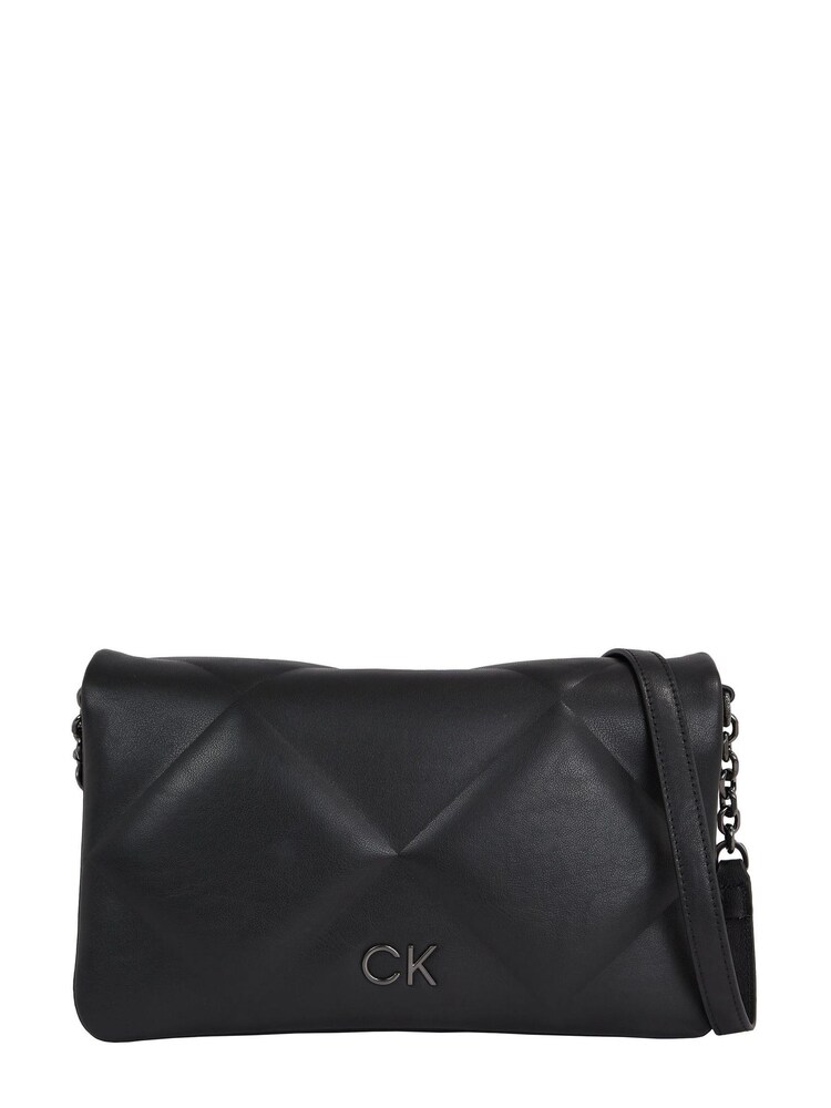 Schwarz - Calvin Klein Schultertasche mit Steppdesign - Bild 1 von 4