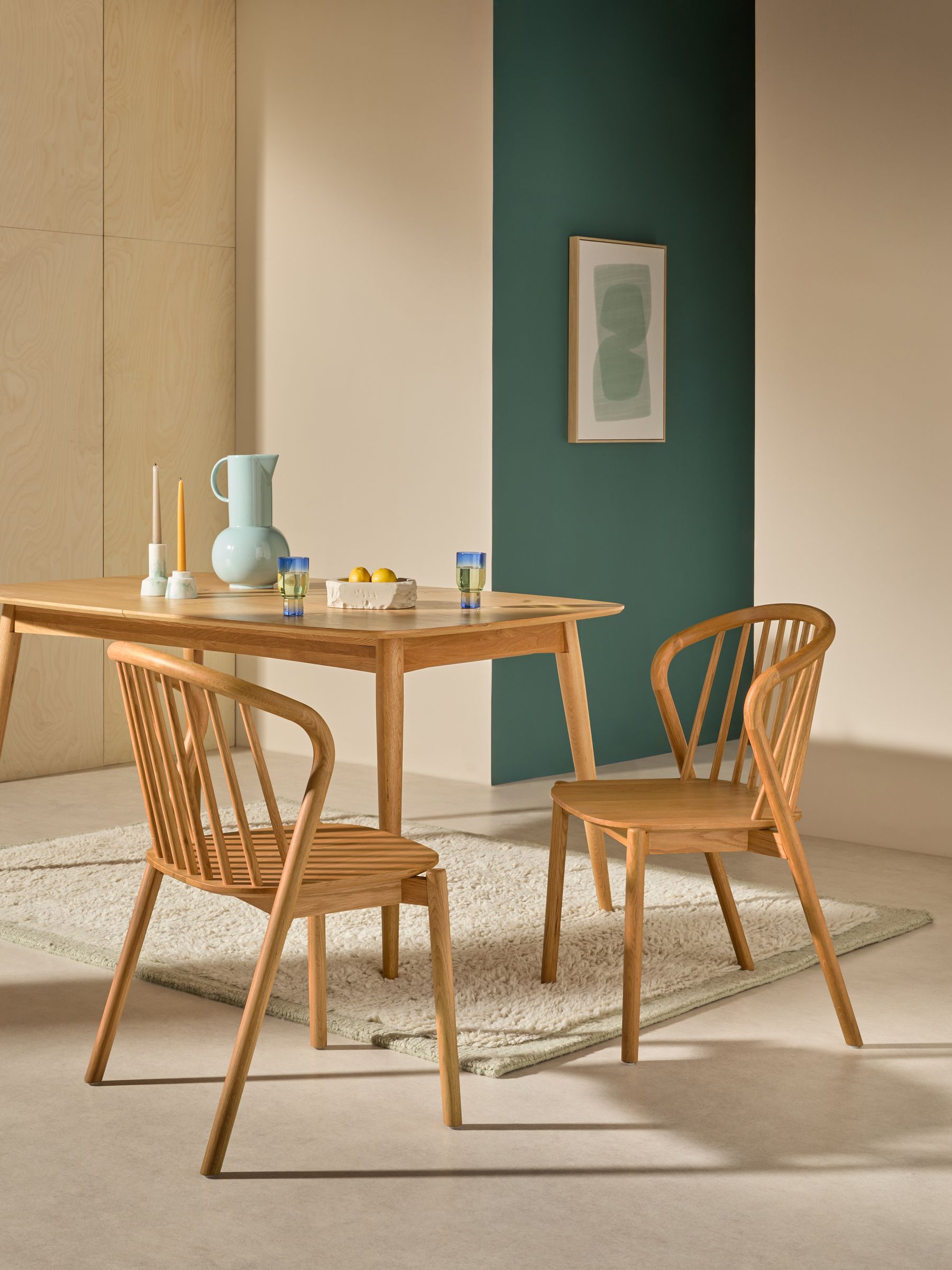 Buy MADE.COM Set of 2 Oak Tacoma Dining Chairs from the Next UK online shop