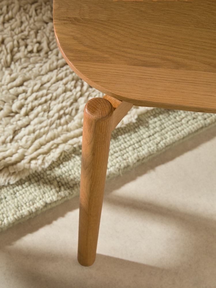 MADE.COM Set of 2 Oak Tacoma Dining Chairs - Image 2 of 6