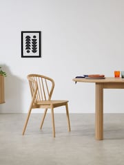 MADE.COM Set of 2 Oak Tacoma Dining Chairs - Image 4 of 7