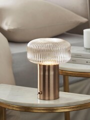 Clear Lexington Rechargeable Battery Operated Table Lamp - Image 1 of 4