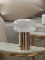 Clear Lexington Rechargeable Battery Operated Table Lamp - Image 2 of 4