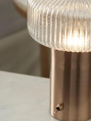 Clear Lexington Rechargeable Battery Operated Table Lamp - Image 3 of 4