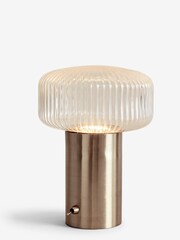 Clear Lexington Rechargeable Battery Operated Table Lamp - Image 4 of 4