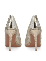 Dourado - Carvela Lovebird Vinyl Shoes - Imagem 5 de 5