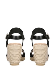 Negro - Sandalias con estampado de cachemira de KG Kurt Geiger - Imagen 4 de 5