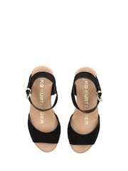 Negro - Sandalias con estampado de cachemira de KG Kurt Geiger - Imagen 5 de 5