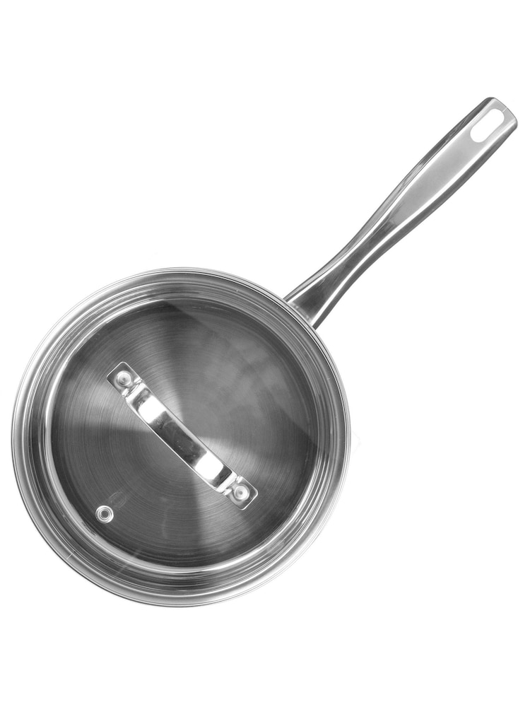 Salter Timeless Stainless Steel 3 Piece Saucepan Set - Image 4 of 4