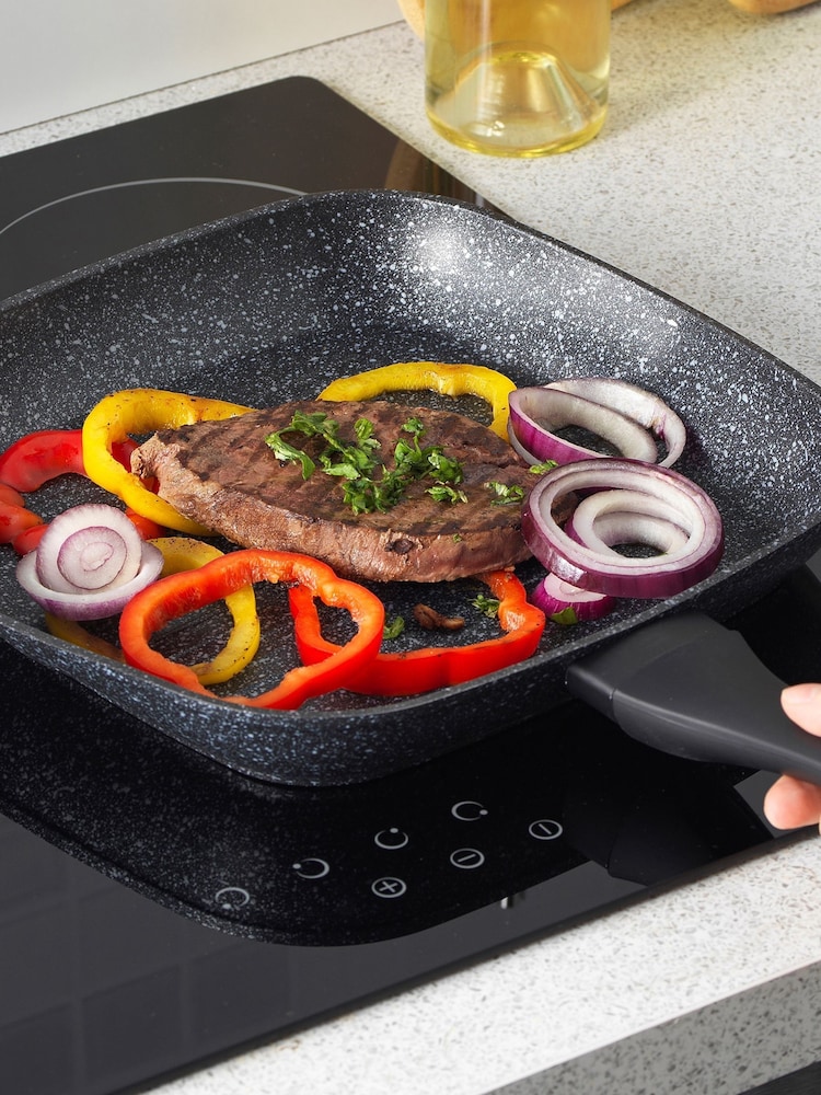 Salter Megastone Griddle Grill Pan 28cm - Image 2 of 4