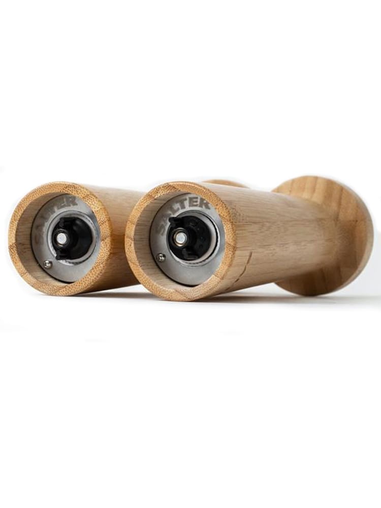 Salter Bamboo Viscose Salt & Pepper Mill Set & Stand - Image 4 of 4