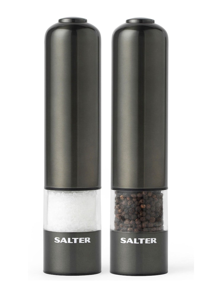 Salter Silver Rechargeable Salt And Pepper Mills With USB - Image 4 of 4