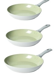 Salter Green Earth 3 Piece Frying Pan Set 20, 24 & 28cm - Image 2 of 4