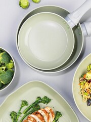 Salter Green Earth 3 Piece Frying Pan Set 20, 24 & 28cm - Image 3 of 4