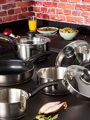 Russell Hobbs 3 Piece Easy Strain Pan Set - Image 1 of 4