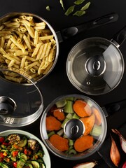 Russell Hobbs 3 Piece Easy Strain Pan Set - Image 2 of 4