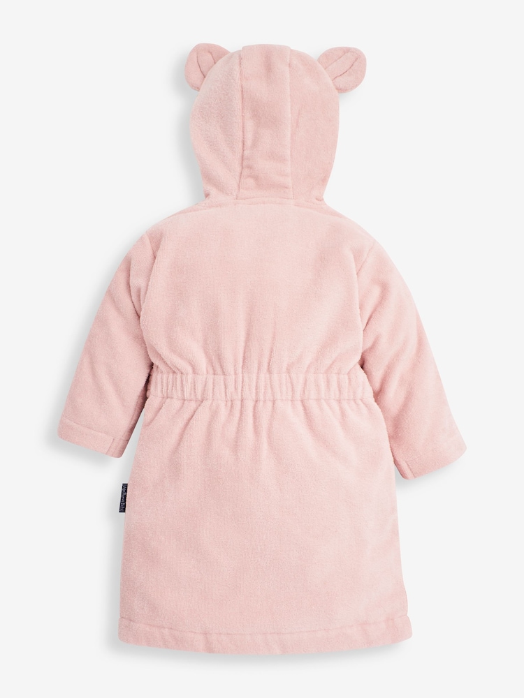 JoJo Maman Bébé Pink Personalised Mouse Dressing Gown - Image 2 of 6