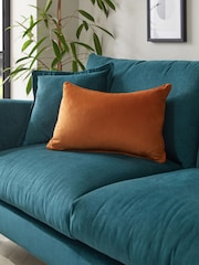 Light Orange 40 x 59cm Matte Velvet Cushion - Image 1 of 5