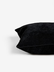 Black 40 x 59cm Soft Velour Cushion - Image 5 of 5