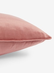 Blush Pink 40 x 59cm Matte Velvet Cushion - Image 5 of 5