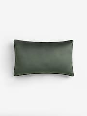 Dark Green 40 x 59cm Matte Velvet Cushion - Image 2 of 5