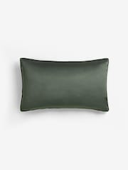 Dark Green 40 x 59cm Matte Velvet Cushion - Image 3 of 5