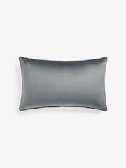 Charcoal Grey 40 x 59cm Matte Velvet Cushion - Image 5 of 6