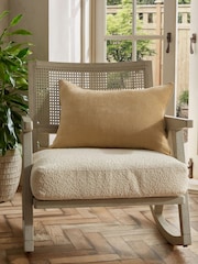 Gold 40 x 59cm Soft Velour Cushion - Image 1 of 5